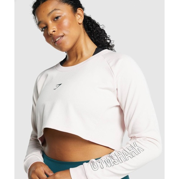 Gymshark Tops - Gymshark cropped hoodie size medium sportswear sweater